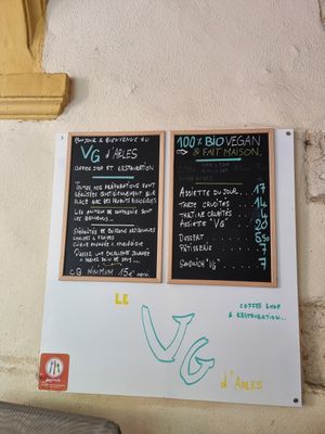 Menu 3 at Le VG D'Arles - La Cantine Végétale in Arles
