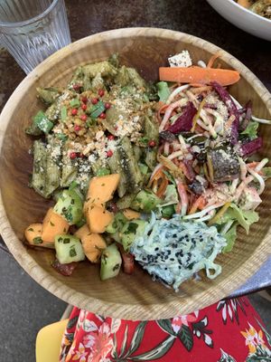 Pâtes au pistou et salade  at Le VG D'Arles - La Cantine Végétale in Arles