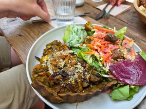 Flan of the day at Le VG D'Arles - La Cantine Végétale in Arles