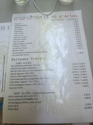  at Le VG D'Arles - La Cantine Végétale in Arles