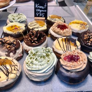 Vegan cronut range.  at Chök in Barcelona