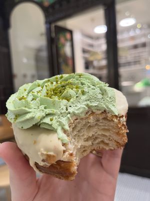 Vegan pistachio cronut   at Chök in Barcelona