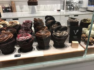 Some of the muffins are vegan at Chök in Barcelona