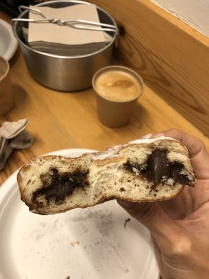 Chök relleno de chocolate 🍫  at Chök in Barcelona