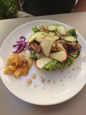 Main dish - Quinoa at Umami in Crete