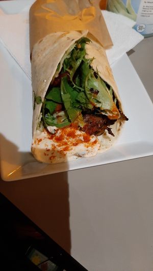 Muhsroom Gyros at Umami in Crete