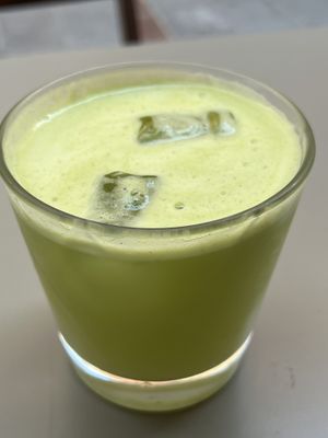 Went back & had the green apple & Szechuan pepper juice, so good  at Umami in Crete