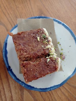 Carrot cake at The Loft in Terrassa