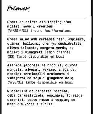 Primeros at The Loft in Terrassa