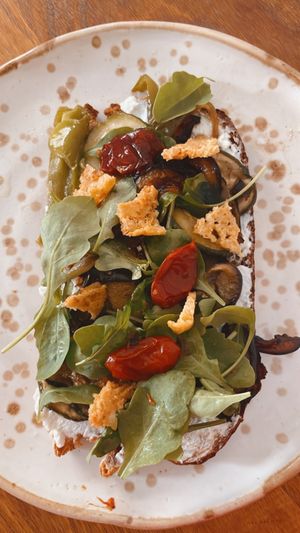 Torrada verdures massa mare at The Loft in Terrassa