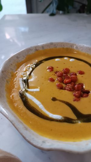 Crema de calabaza at The Loft in Terrassa
