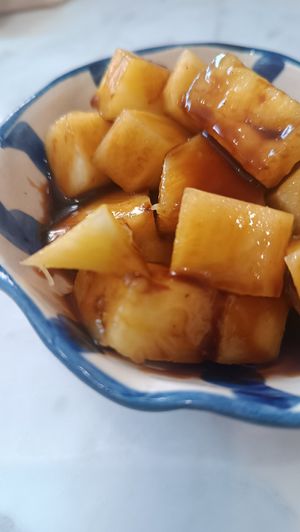 Piña con una salsa muy rica at The Loft in Terrassa