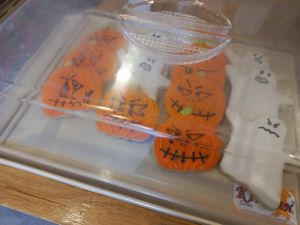 Halloween cookies at Free Bird Cafe in Chiang Mai