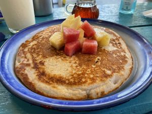 Classic pancake, 185 baht  at Free Bird Cafe in Chiang Mai