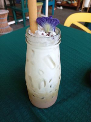 Muddy matcha at Free Bird Cafe in Chiang Mai