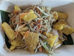 Crispy Tofu Salad (takeaway) at Free Bird Cafe in Chiang Mai