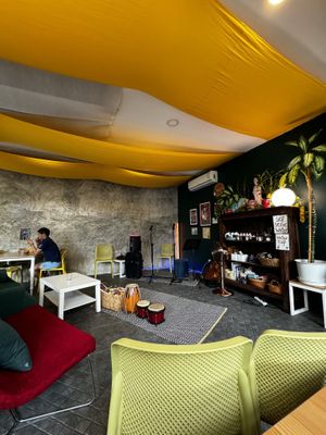 The space  at Free Bird Cafe in Chiang Mai
