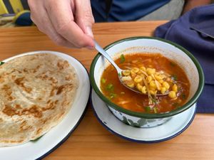 Lentil Soup at Free Bird Cafe in Chiang Mai