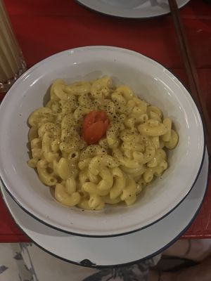 Mac and cheese  at Free Bird Cafe in Chiang Mai