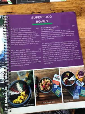 Menu at Free Bird Cafe in Chiang Mai