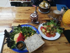 Breakfast at Free Bird Cafe in Chiang Mai