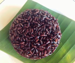 Black berry rice  at Free Bird Cafe in Chiang Mai