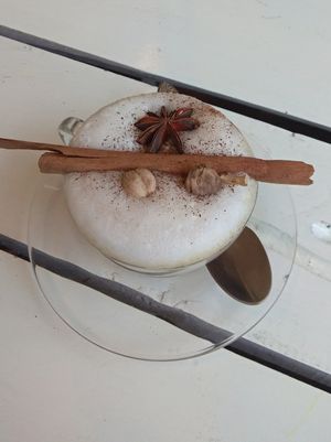 Chai Latte at Free Bird Cafe in Chiang Mai