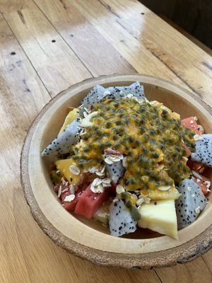 Breakfast parfait (yogurt not pictured) at Free Bird Cafe in Chiang Mai