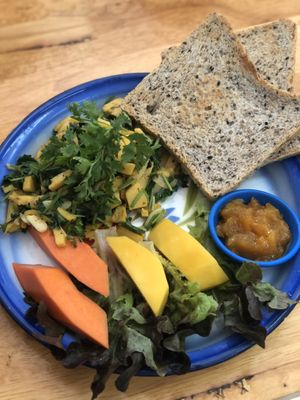 Vegan scramble at Free Bird Cafe in Chiang Mai