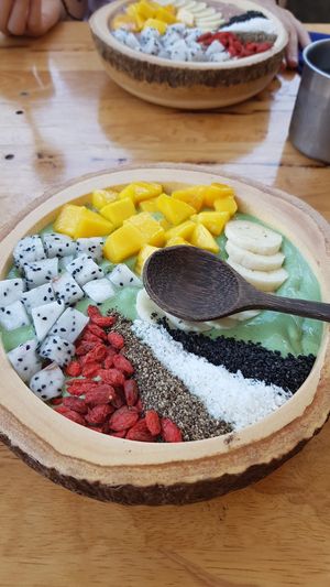 Smoothie bowl at Free Bird Cafe in Chiang Mai