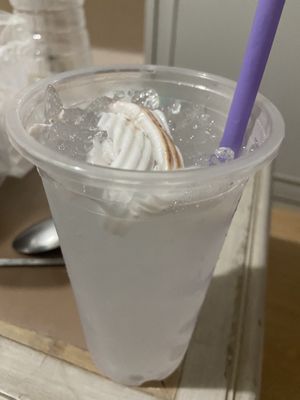 Coconut juice  at CMU Vegan - Kinphak Cafe in Chiang Mai