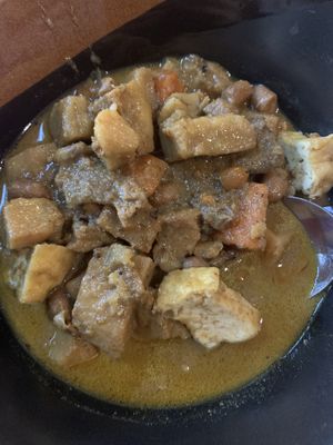 Curry  at CMU Vegan - Kinphak Cafe in Chiang Mai