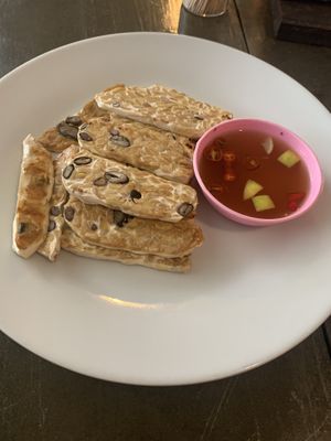Grill tempeh   at CMU Vegan - Kinphak Cafe in Chiang Mai