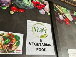 Almost everything is vegan   at CMU Vegan - Kinphak Cafe in Chiang Mai