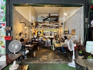 Restaurant interior   at CMU Vegan - Kinphak Cafe in Chiang Mai