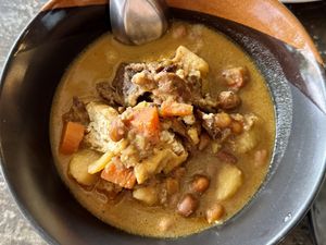 Massaman curry (65 THB)  at CMU Vegan - Kinphak Cafe in Chiang Mai