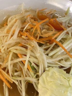 somtam  at CMU Vegan - Kinphak Cafe in Chiang Mai