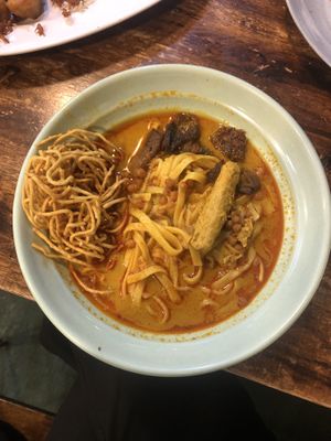 Khao Sow or smth?  at CMU Vegan - Kinphak Cafe in Chiang Mai