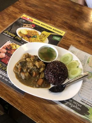 massaman  at CMU Vegan - Kinphak Cafe in Chiang Mai