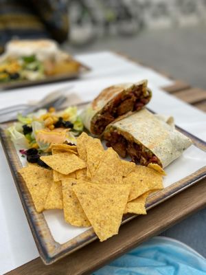 Burrito at Veganitessen in Sevilla