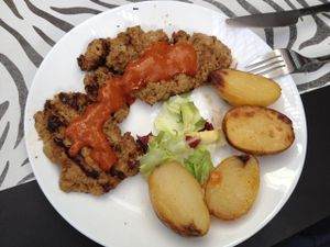 seitan kebab at Veganitessen in Sevilla