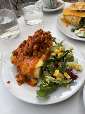 Picaton tortilla #Veganuary at Veganitessen in Sevilla