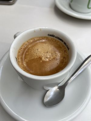 Espresso   at Veganitessen in Sevilla