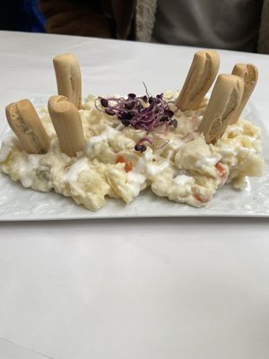 Ensaladilla   at Veganitessen in Sevilla
