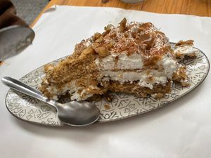 Carrot cake   at Veganitessen in Sevilla