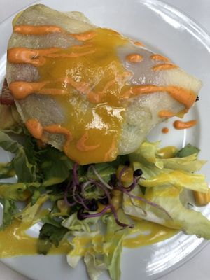 Spicy tortilla   at Veganitessen in Sevilla