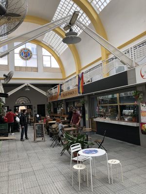 Inside   at Veganitessen in Sevilla