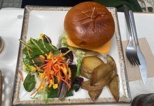 Burger Monterrey (double cheese & guacamole)  at Veganitessen in Sevilla