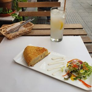 Tortilla de patatas at Veganitessen in Sevilla