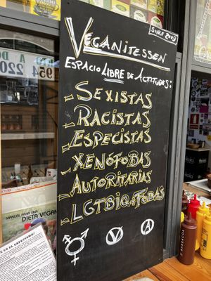   at Veganitessen in Sevilla